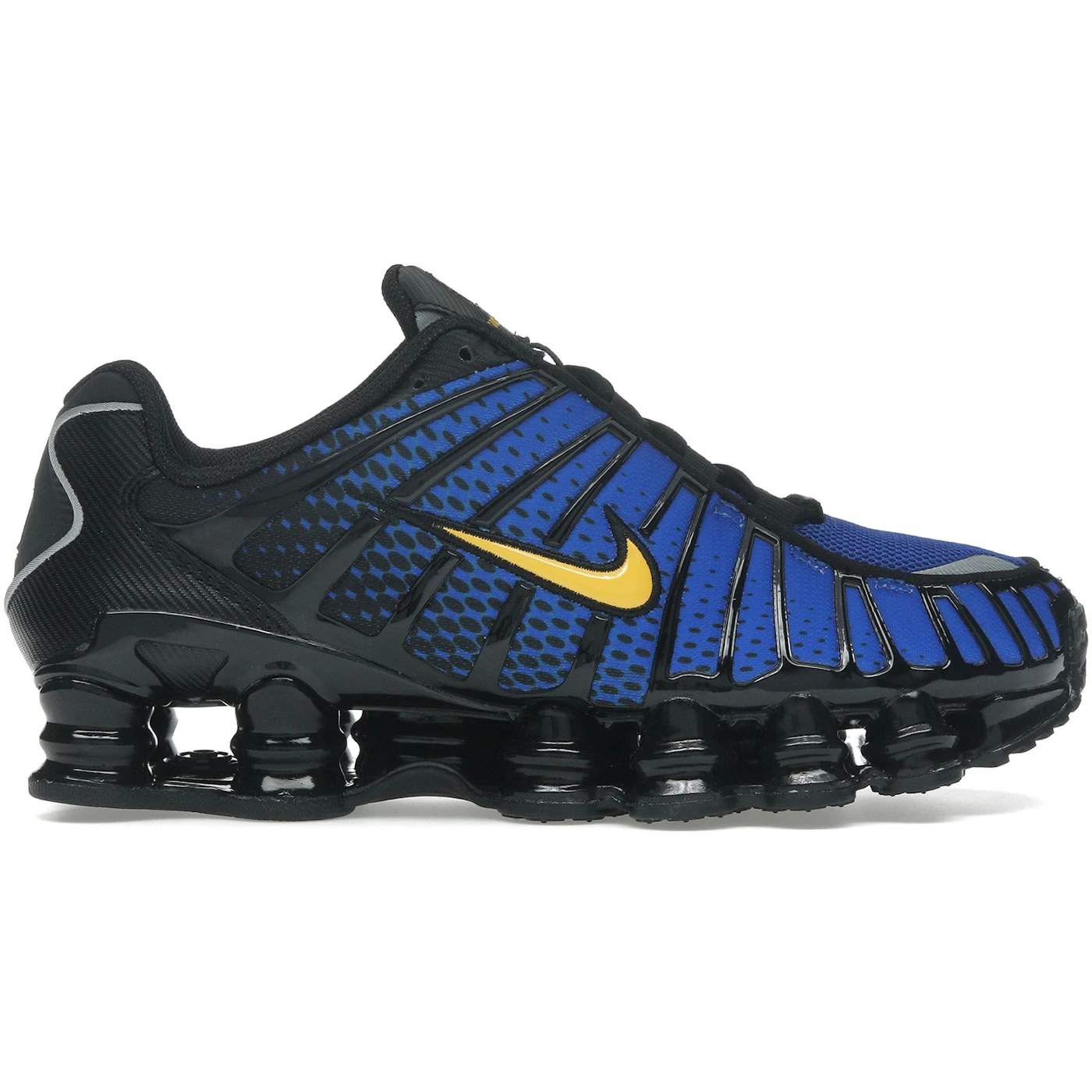 Nike Shox TL Black Lyon Blue Varsity Maize 2 Nike Shox TL Black Lyon Blue Varsity Maize 1