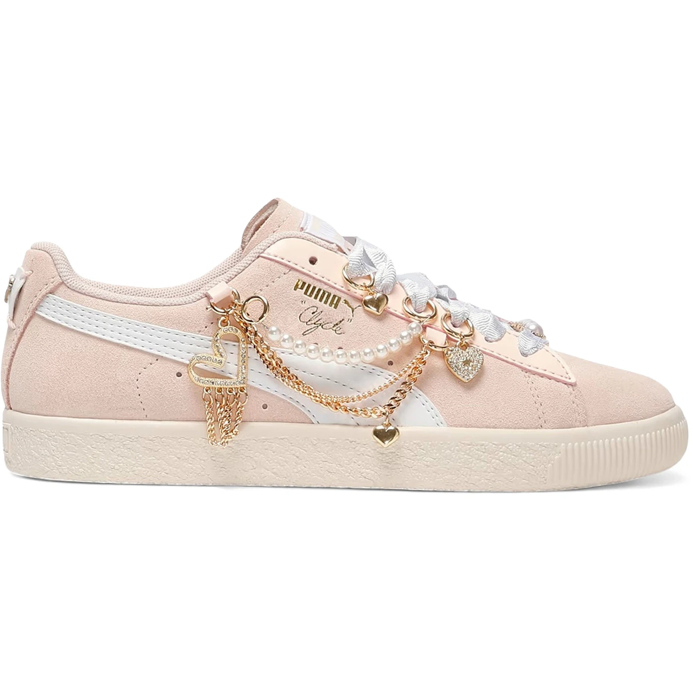 Puma Clyde Charm Rosebay Alpine Snow (Women's) 1 Puma Clyde Charm Rosebay Alpine Snow Womens 1