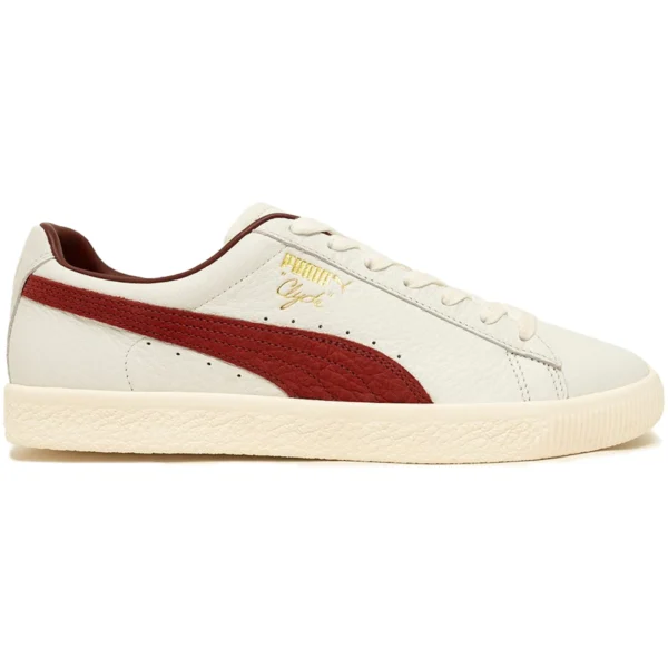 Puma Clyde Made in Italy White Intense Red