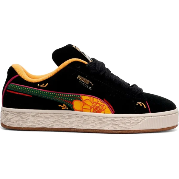 Puma Suede XL La Catrina Black Yellow Sizzle