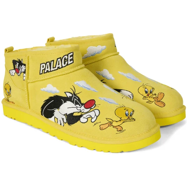 UGG Classic Ultra Mini Boot Palace x Looney Tunes Yellow