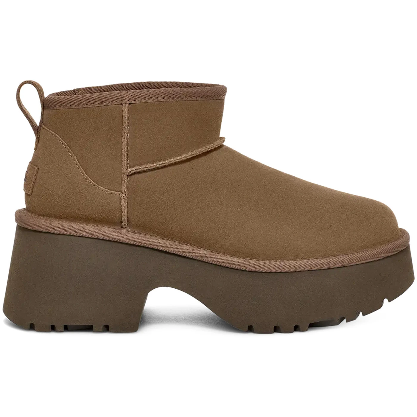 UGG Classic Ultra Mini New Heights Boot Hickory (Women's) 1 UGG Classic Ultra Mini New Heights Boot Hickory Womens 1