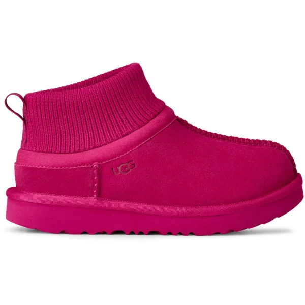 UGG Classic Ultra Stretch Cuff Slipper Dark Peony (Kids)