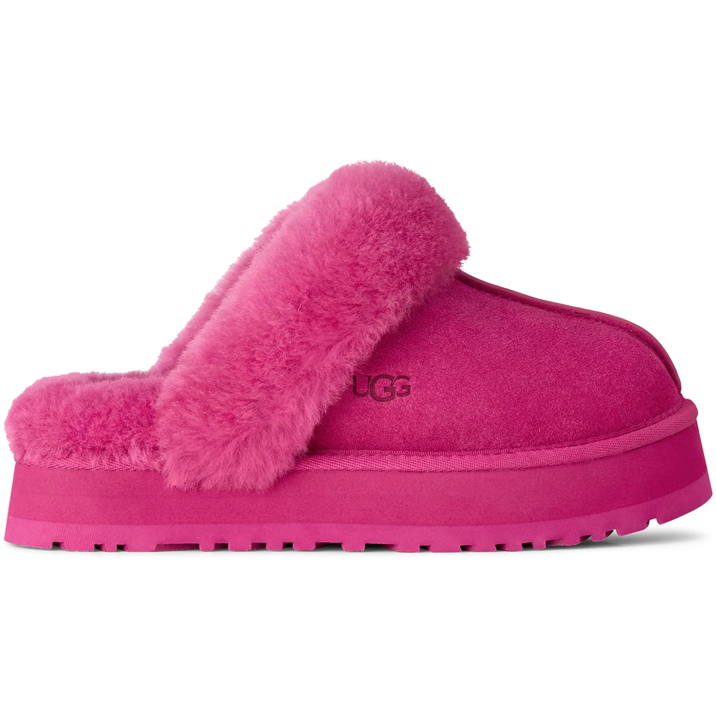 UGG Disquette Slipper Dark Peony (Women's) 2 UGG Disquette Slipper Dark Peony Womens 1