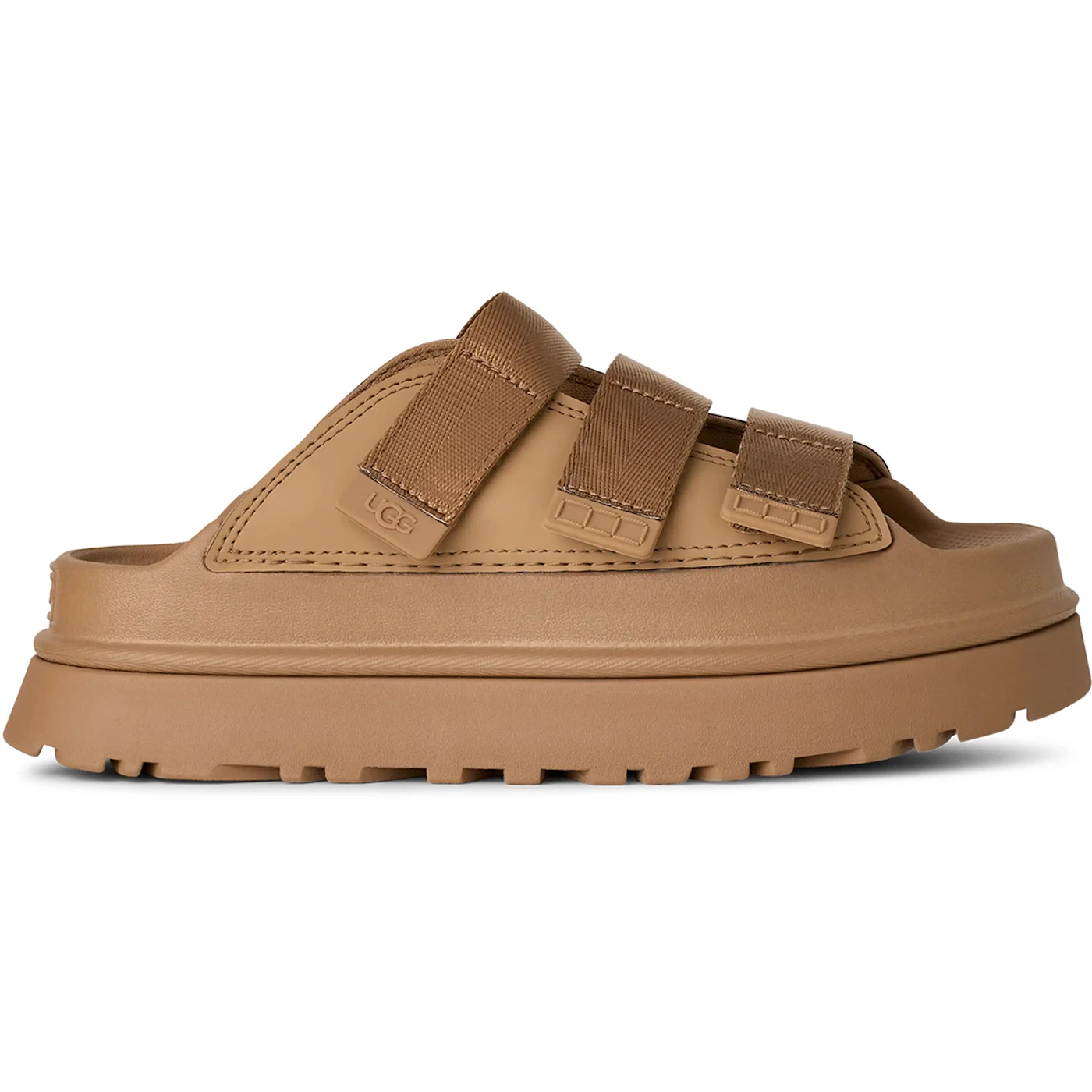 UGG GoldenGlow Slide Dark Sand (Women's) 2 UGG GoldenGlow Slide Dark Sand Womens 1