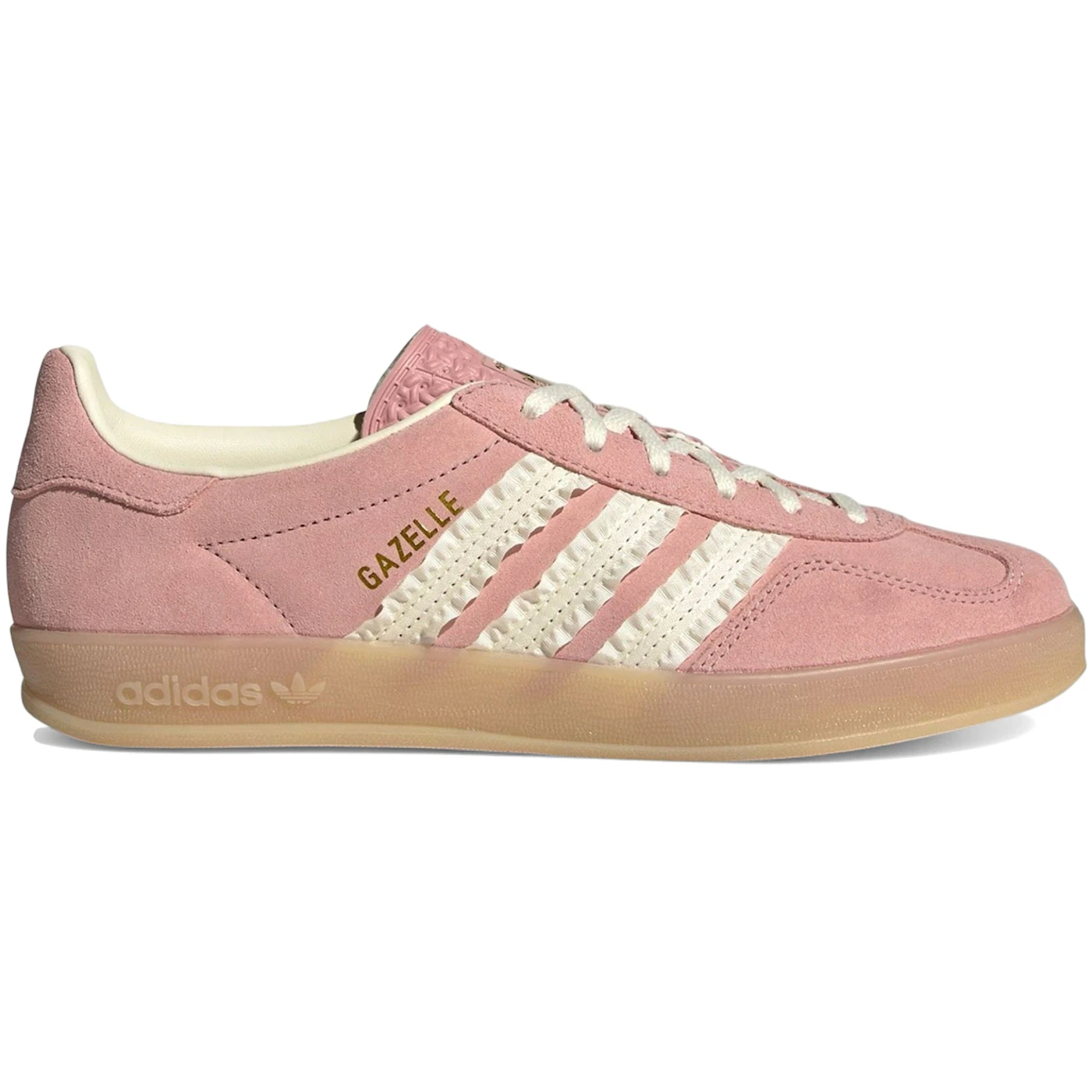 adidas Gazelle Indoor Wonder Mauve Crew White (Women's) 2 adidas Gazelle Indoor Wonder Mauve Crew White Womens 1