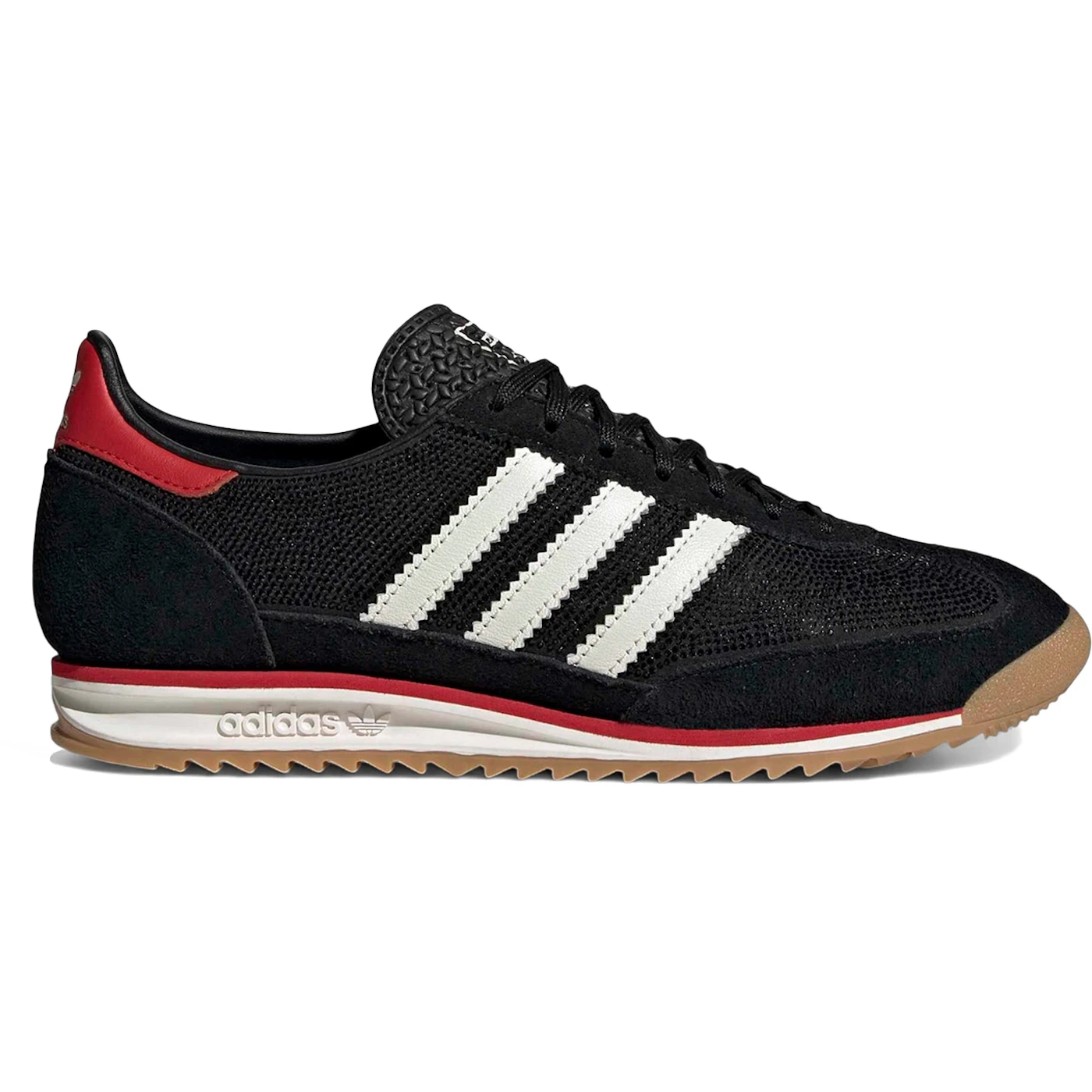 adidas SL 72 OG Rhinestone Black Scarlet (Women's) 2 adidas SL 72 OG Rhinestone Black Scarlet Womens 1