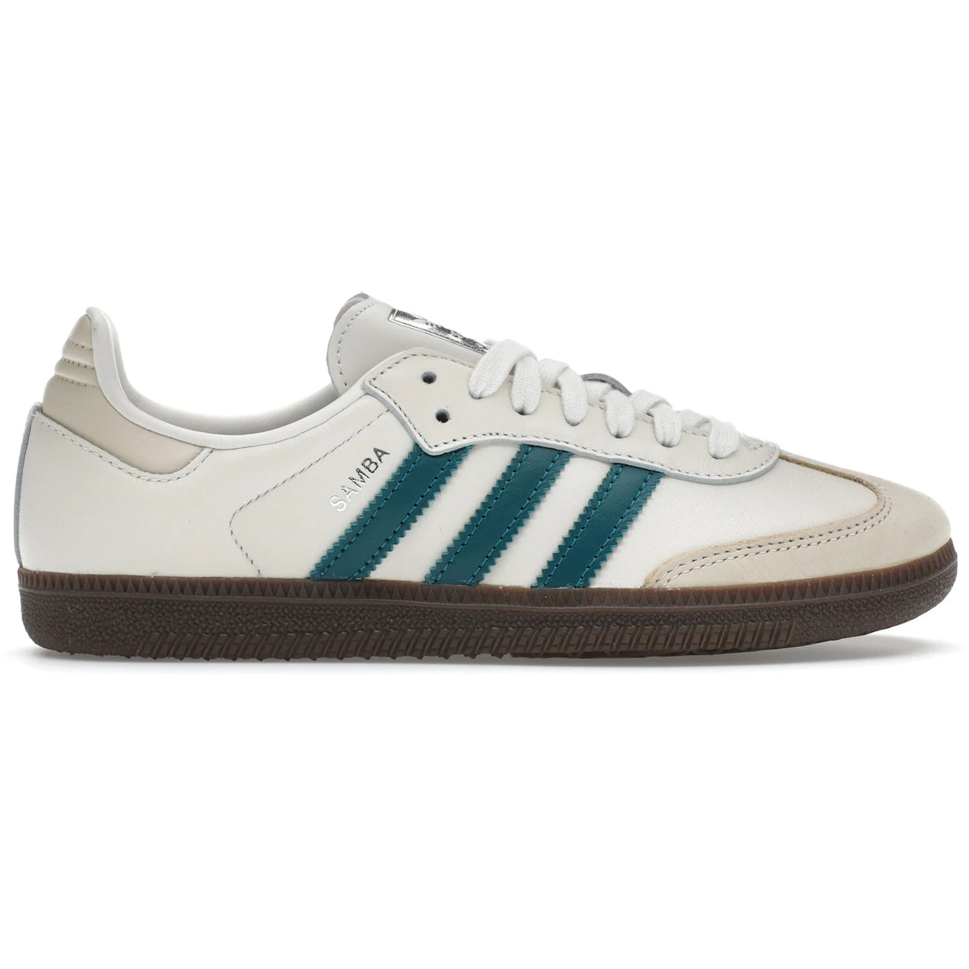 adidas Samba OG Cloud White Legacy Teal (Women's) 2 adidas Samba OG Cloud White Legacy Teal Womens 1