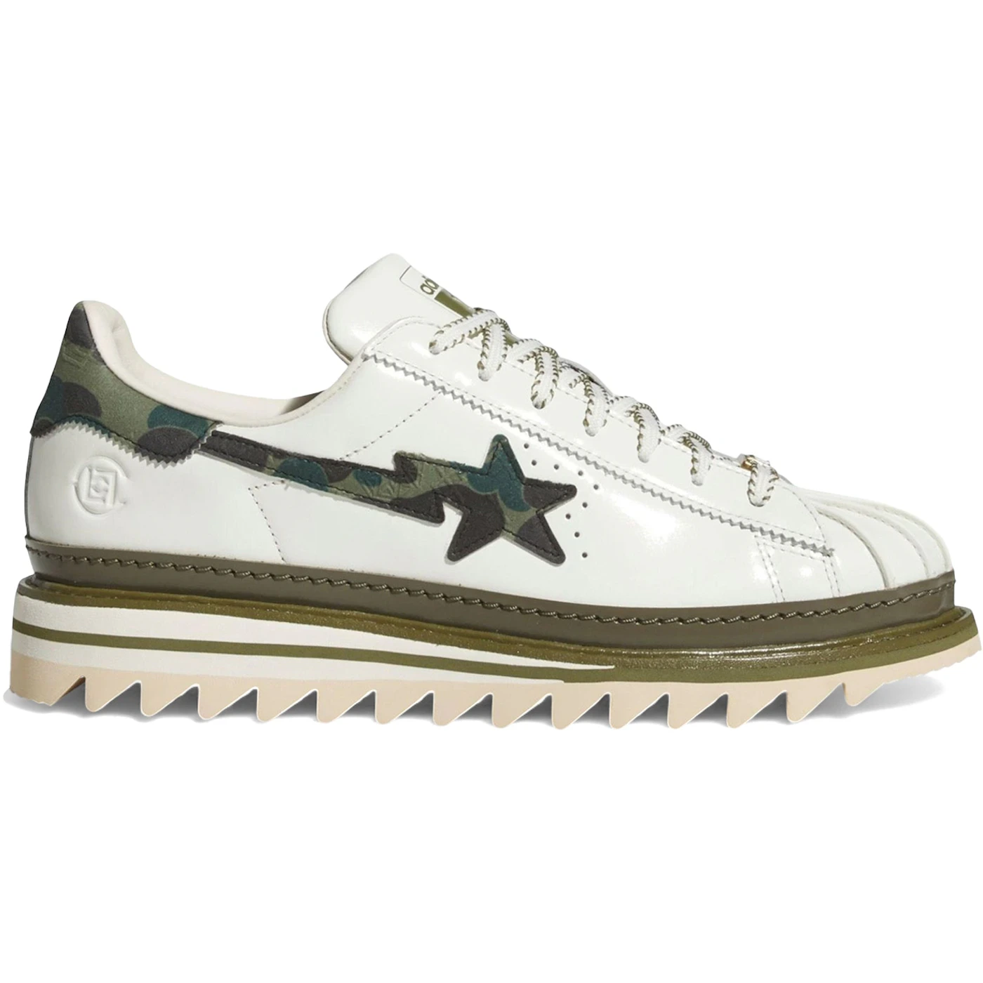 adidas Superstar CLOT by Edison Chen x Bape Off White 2 adidas Superstar CLOT by Edison Chen x Bape Off White 1