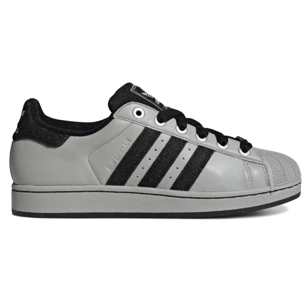 adidas Superstar II Grey Black Denim
