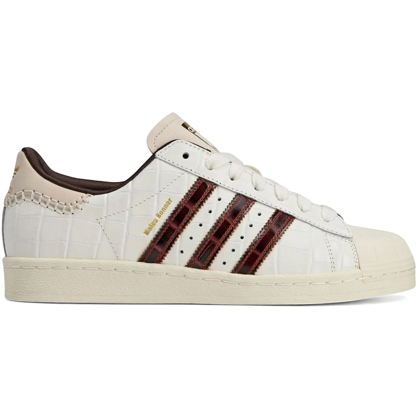 adidas Superstar Wales Bonner White Brown Croc 3 adidas Superstar Wales Bonner White Brown Croc