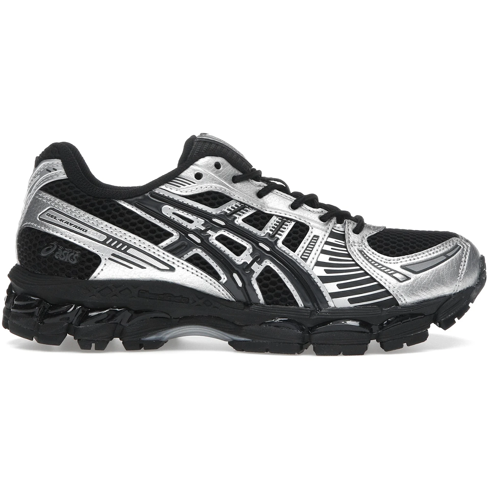 ASICS Gel-Kayano 12.1 Black Pure Silver 2 ASICS Gel Kayano 121 Black Pure Silver 3