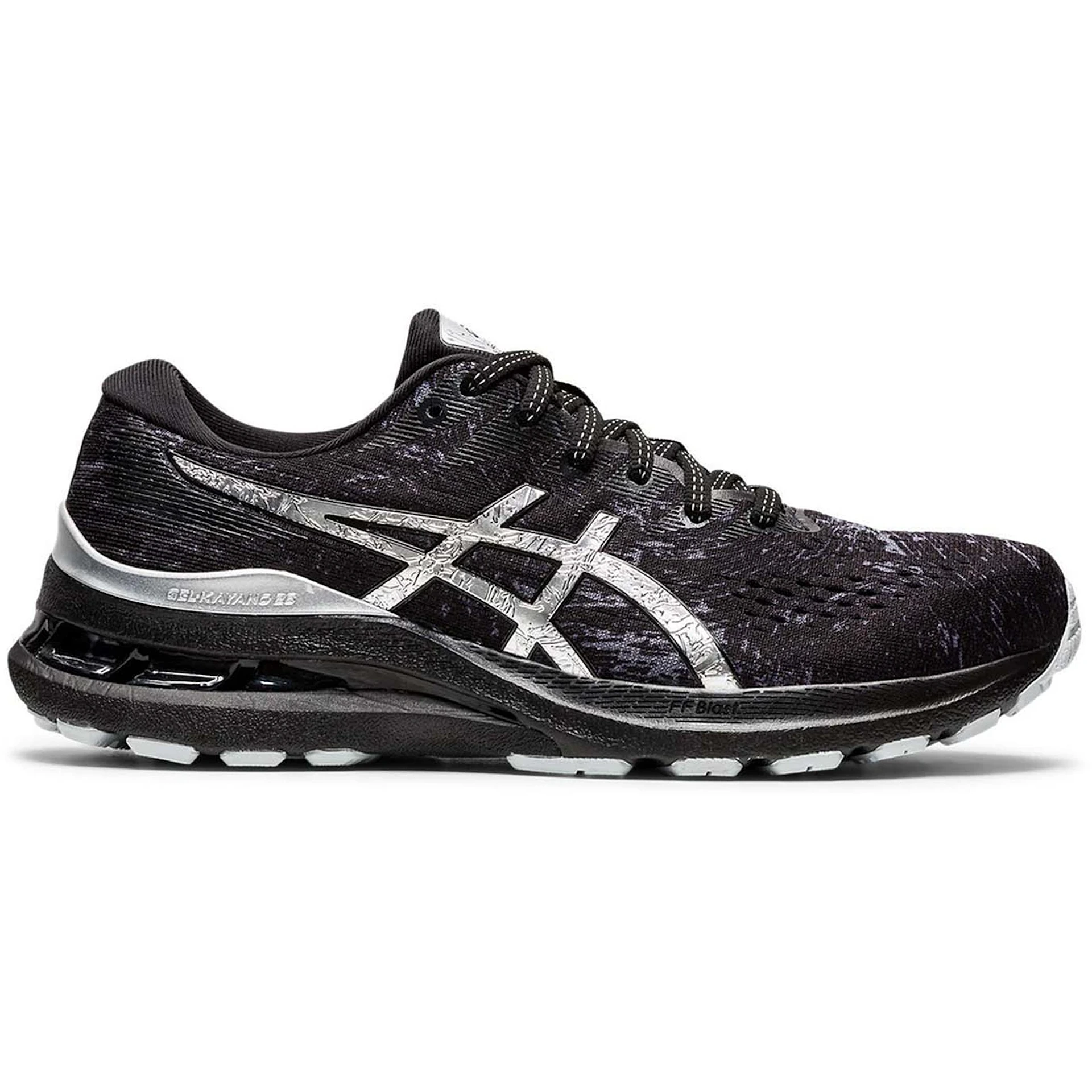 ASICS Gel-Kayano 28 Platinum Black (Womens) 2 ASICS Gel Kayano 28 Platinum Black Womens 2