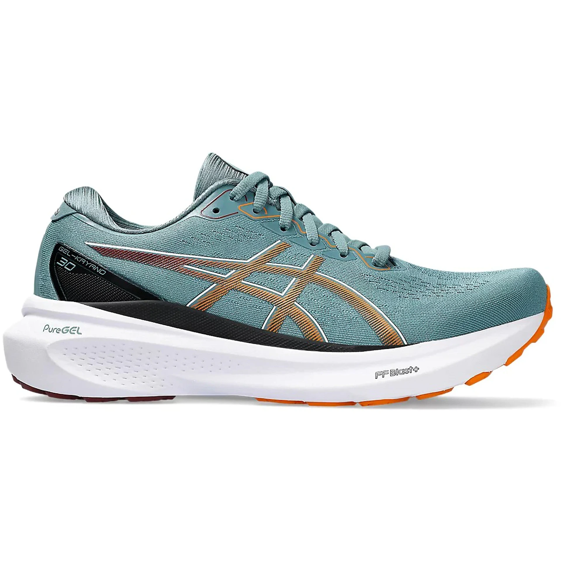 ASICS Gel-Kayano 30 Foggy Teal Bright Orange 1 ASICS Gel Kayano 30 Foggy Teal Bright Orange 2