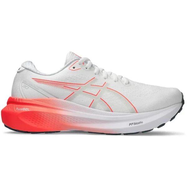 ASICS Gel-Kayano 30 White Sunrise Red