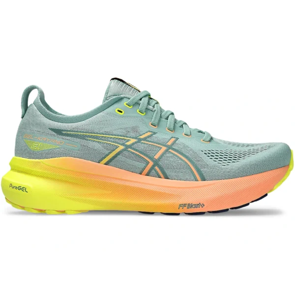 ASICS Gel-Kayano 31 Paris Light Celadon Safety Yellow
