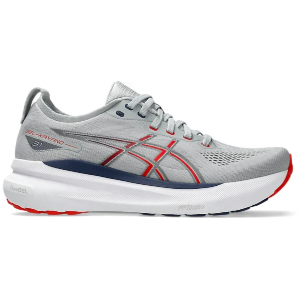 ASICS Gel-Kayano 31 Piedmont Grey Fiery Red