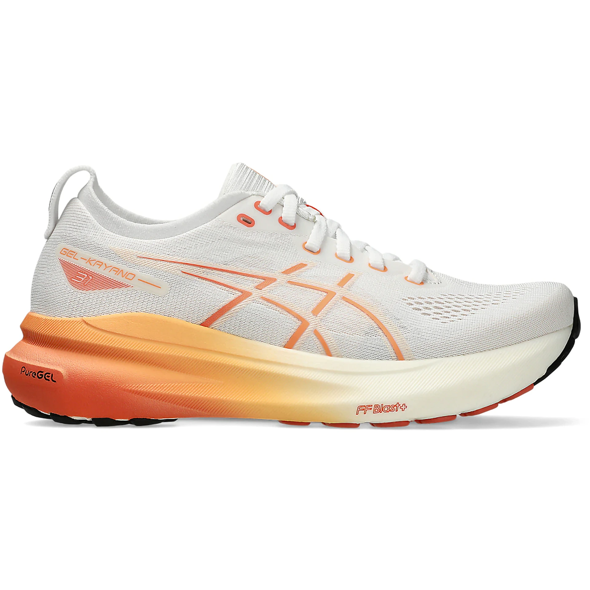 ASICS Gel-Kayano 31 White Faded Orange (Womens) 2 ASICS Gel Kayano 31 White Faded Orange Womens 2