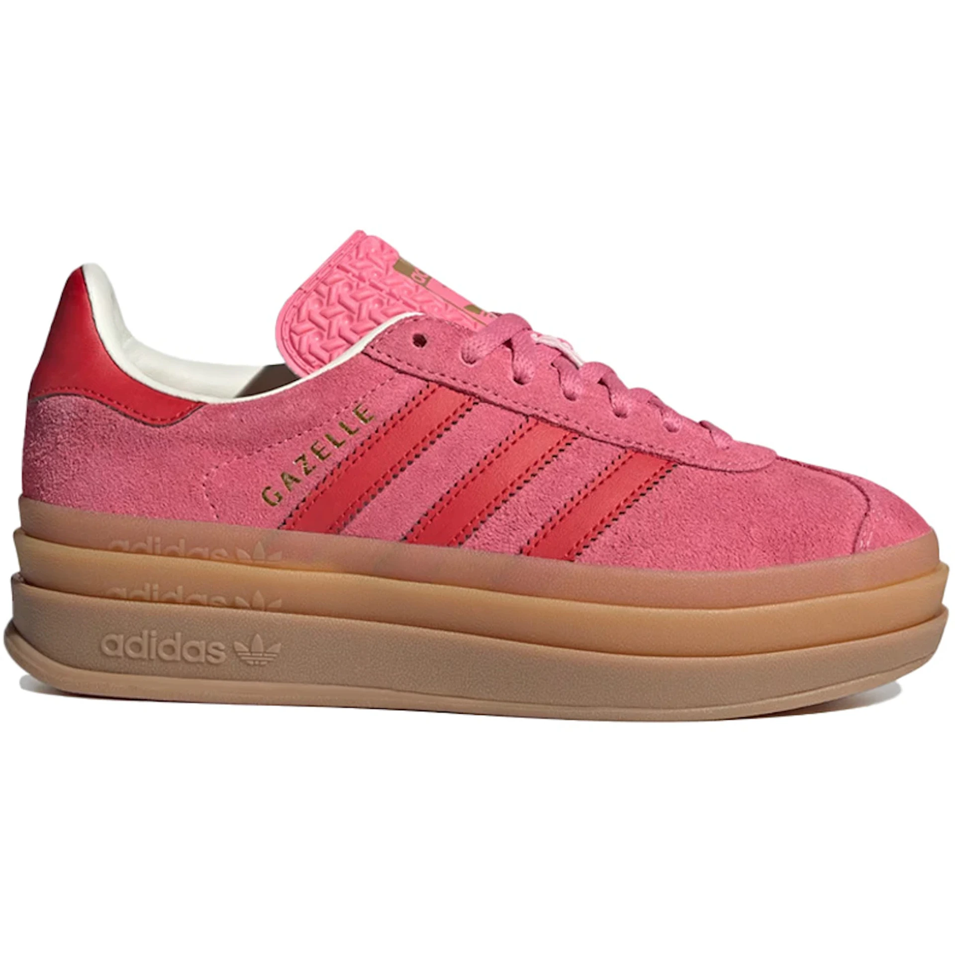 adidas Gazelle Bold Rose Tone Better Scarlet (GS) 1 adidas Gazelle Bold Rose Tone Better Scarlet GS 3