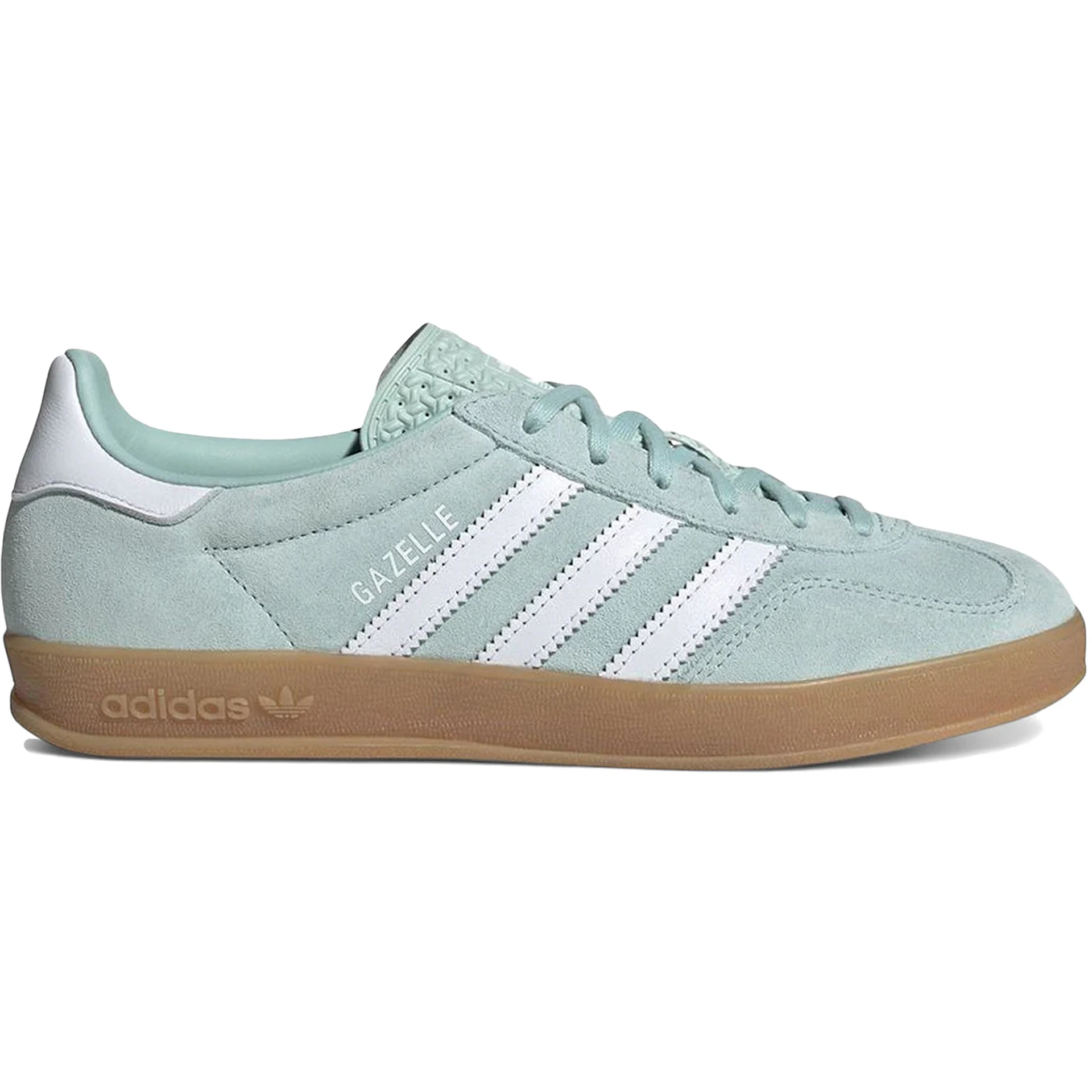 adidas Gazelle Indoor Ash Green White (Womens) 1 adidas Gazelle Indoor Ash Green White Womens 4