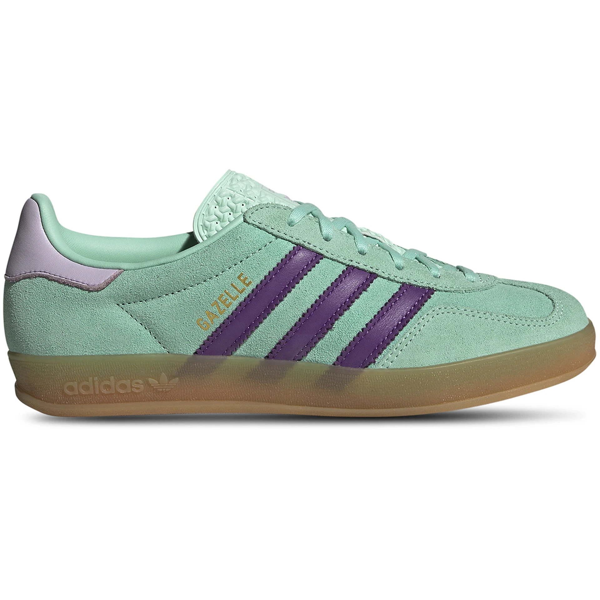 adidas Gazelle Indoor Clear Mint Active Purple (Womens) 2 adidas Gazelle Indoor Clear Mint Active Purple Womens 3