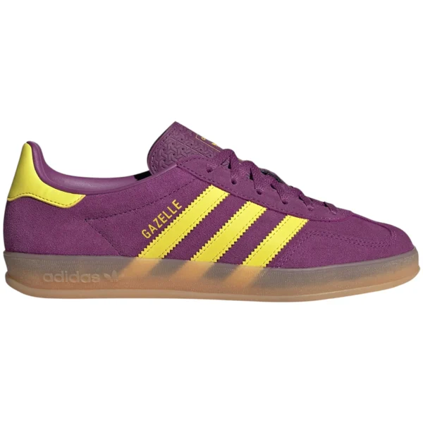adidas Gazelle Indoor Rich Mauve Bright Yellow (Womens)
