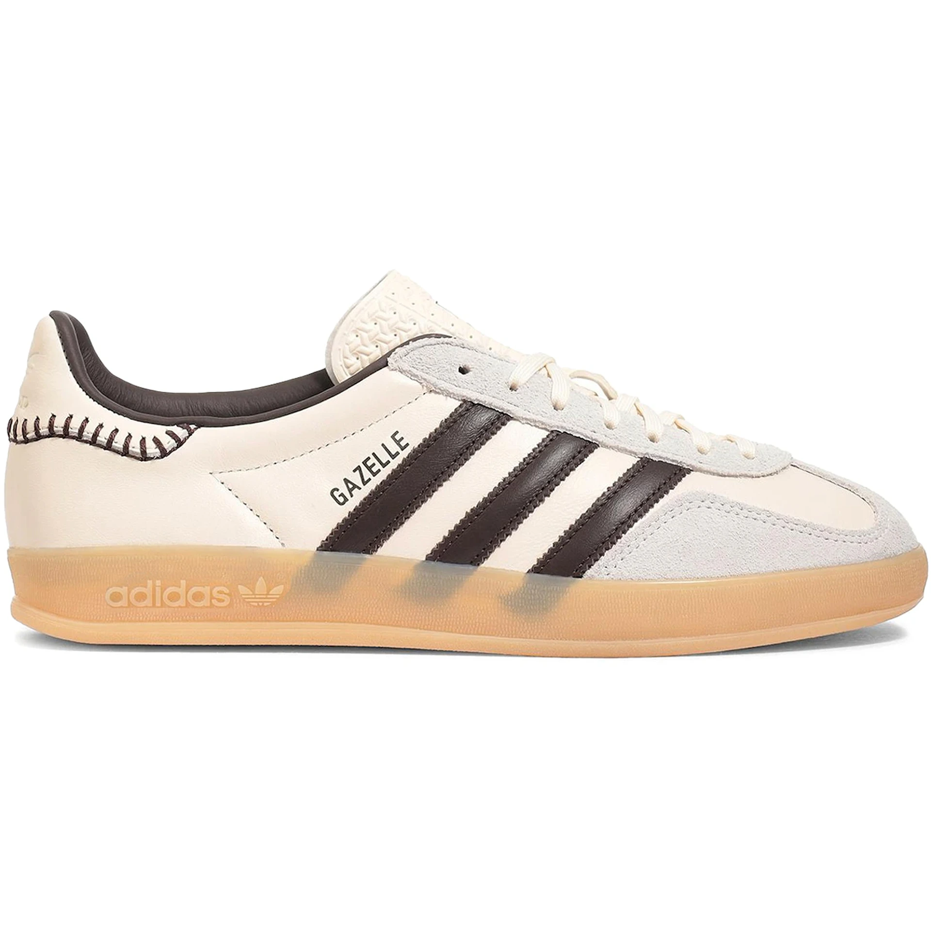 adidas Gazelle Indoor Wonder White Dark Brown 1 adidas Gazelle Indoor Wonder White Dark Brown 3