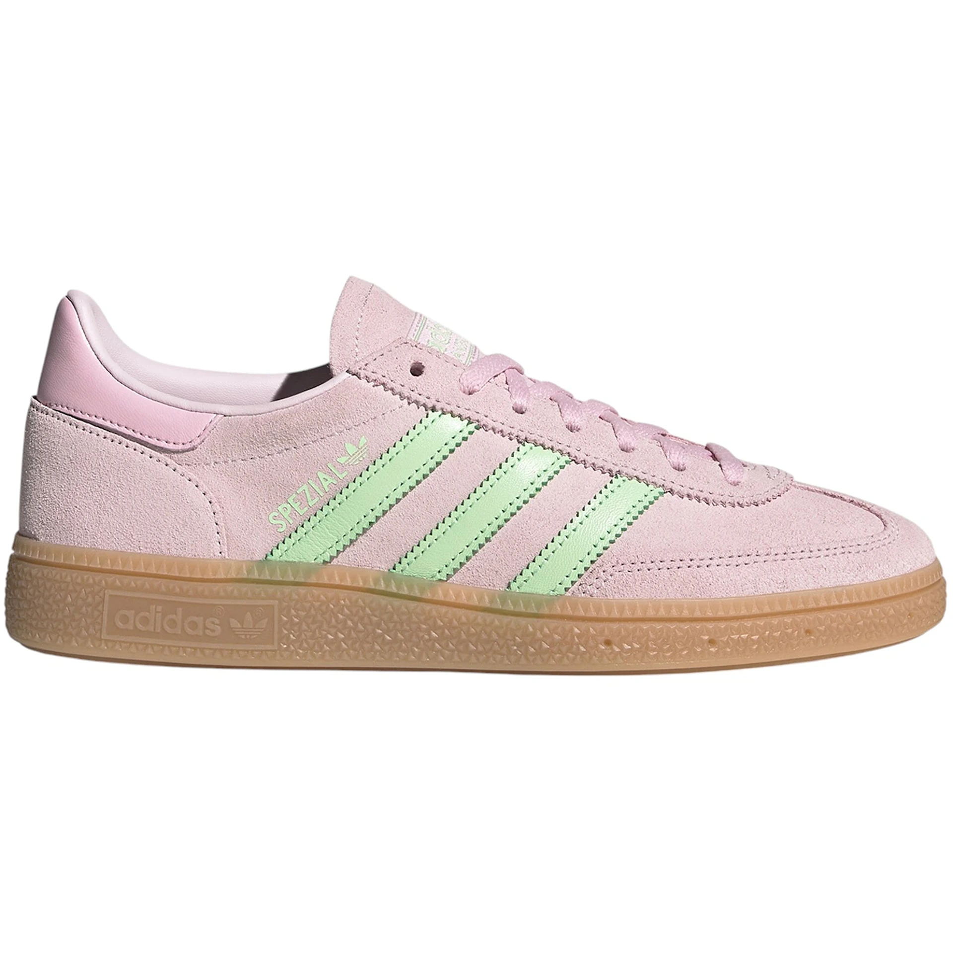 adidas Handball Spezial Almost Pink Green Spark (Womens) 1 adidas Handball Spezial Almost Pink Green Spark Womens 3
