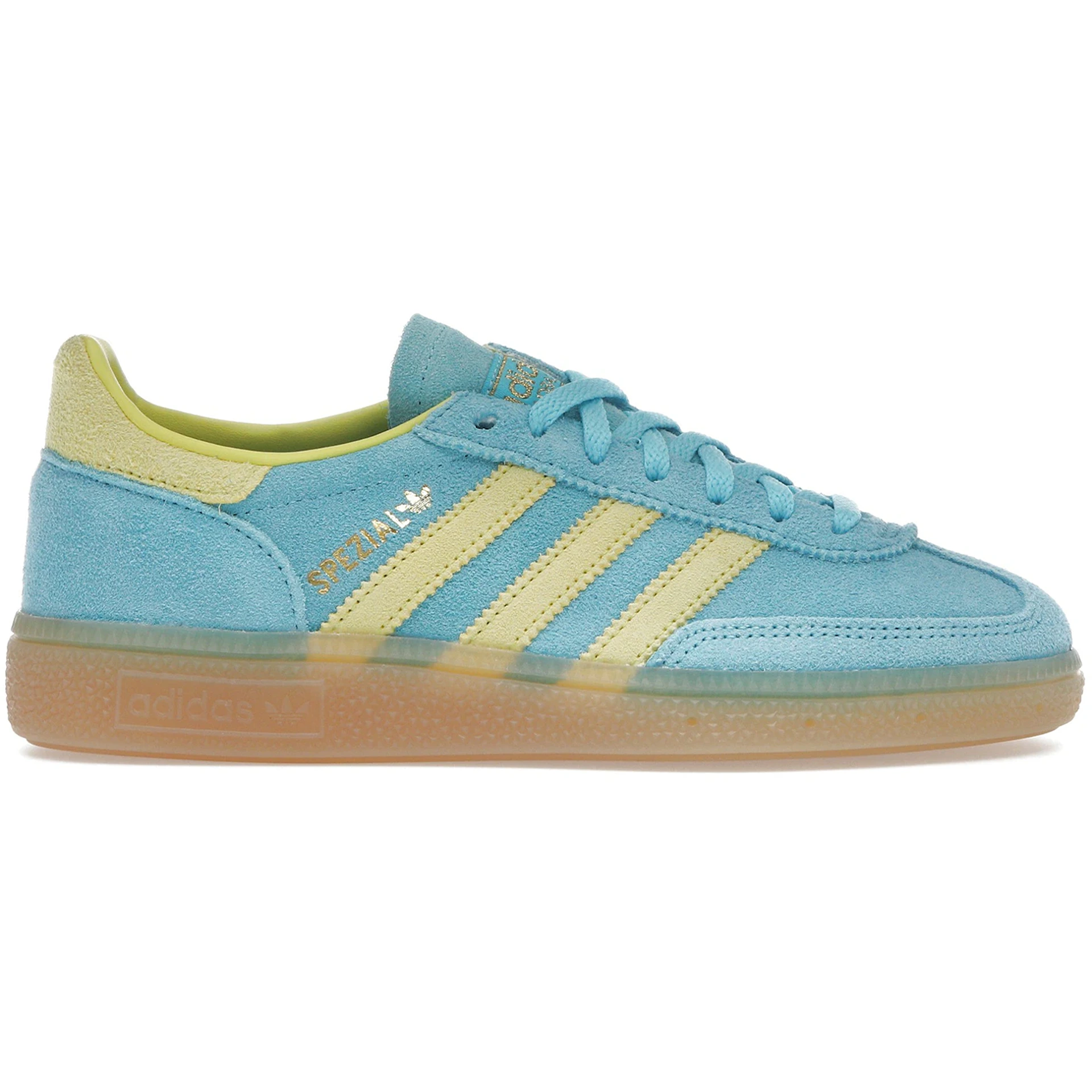 adidas Handball Spezial Blue Glow Bright Yellow (Womens) 2 adidas Handball Spezial Blue Glow Bright Yellow Womens 3
