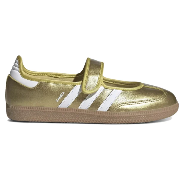 adidas Samba Jane Gold Metallic White (Womens)