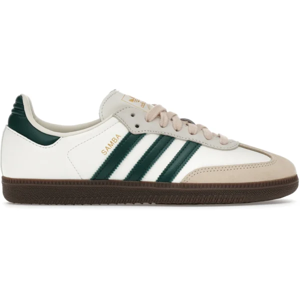 adidas Samba OG Off White Green Sand Strata (Womens)