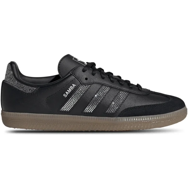 adidas Samba OG Rhinestone Black Silver (GS)