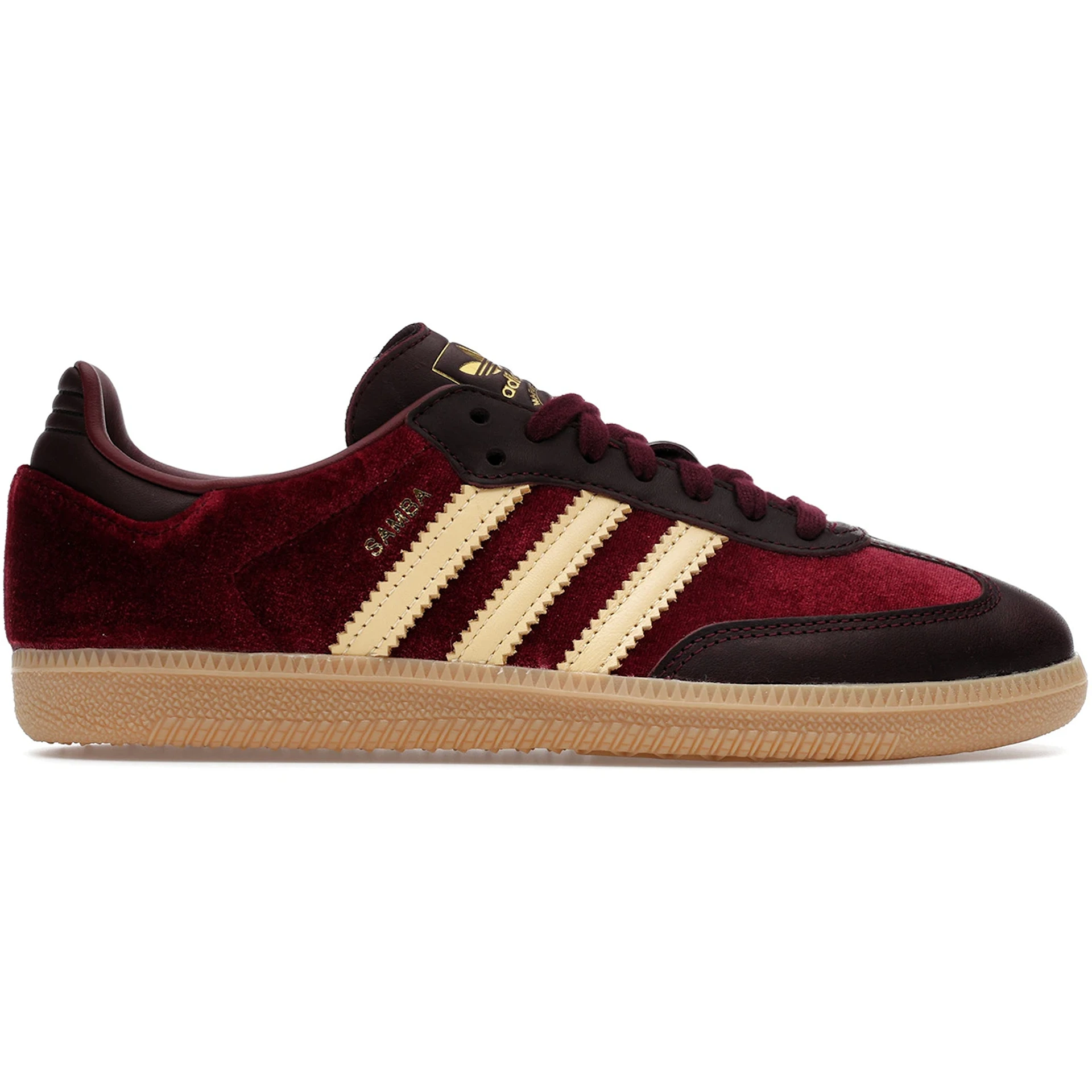 adidas Samba OG Shadow Red Velvet (Womens) 3 adidas Samba OG Shadow Red Velvet (Womens)