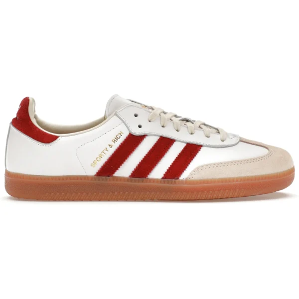 adidas Samba Sporty & Rich White Collegiate Burgundy