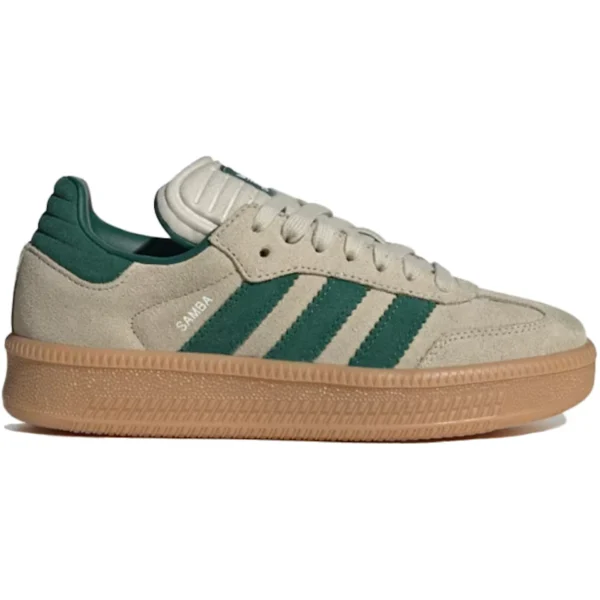 adidas Samba XLG Putty Grey Collegiate Green (GS)