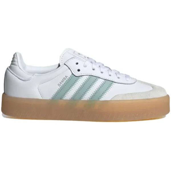 adidas Sambae Cloud White Wonder Blue (Womens)