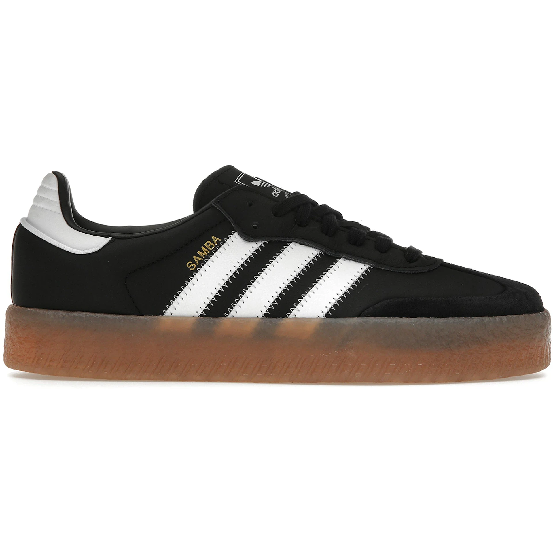 adidas Sambae Core Black Metallic Gold (Womens) 2 adidas Sambae Core Black Metallic Gold Womens 2