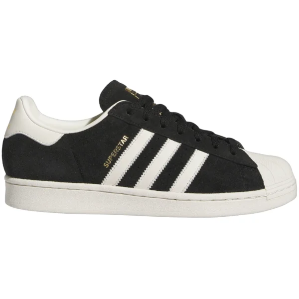 adidas Superstar Core Black Off White Gold Metallic