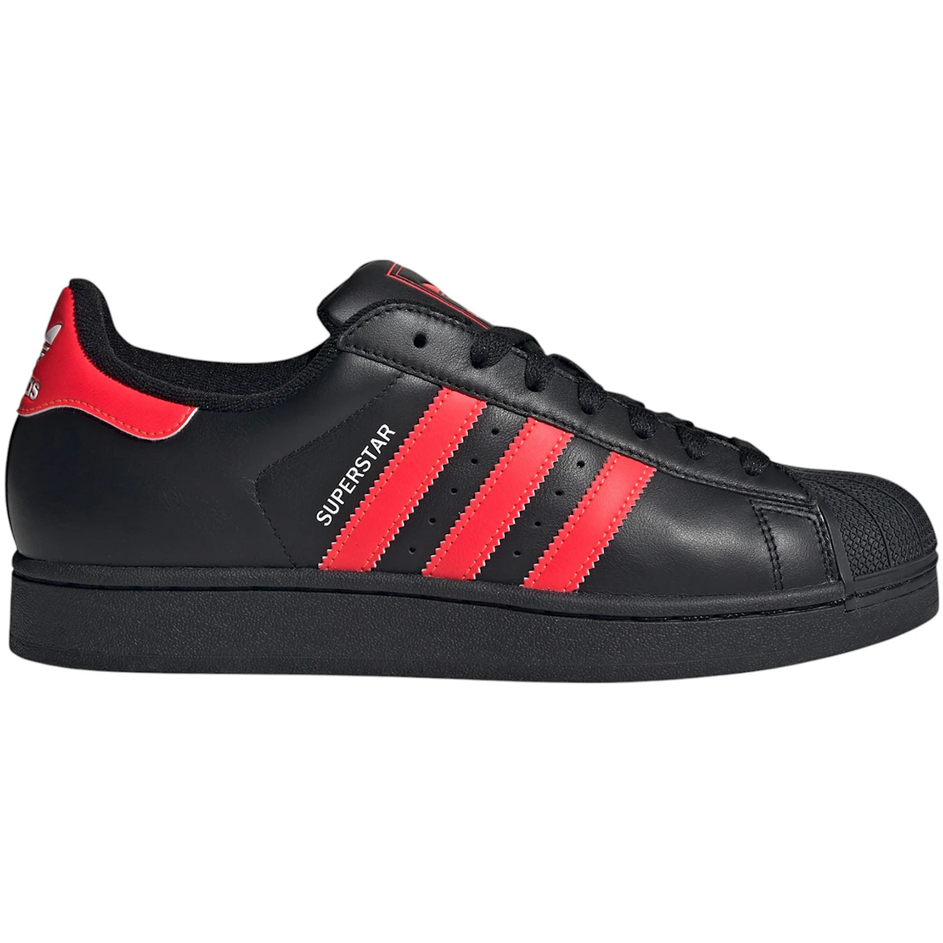 adidas Superstar II Core Black Lucid Red Cloud White 2 adidas Superstar II Core Black Lucid Red Cloud White