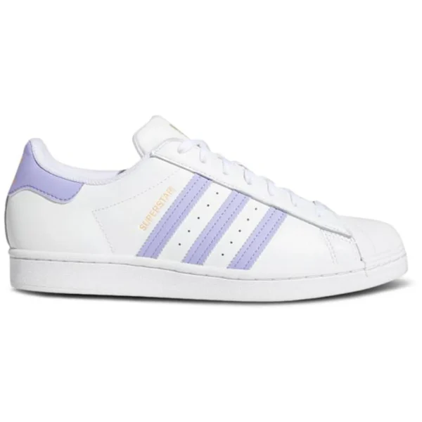 adidas Superstar White Light Purple