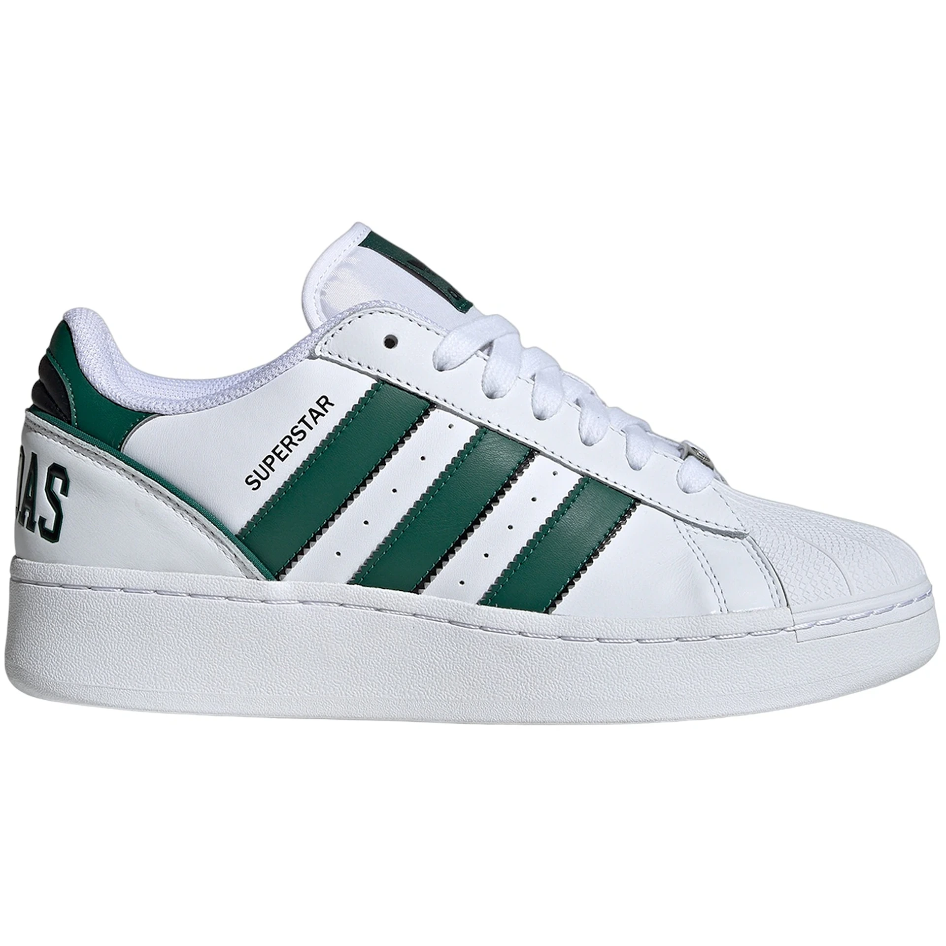 adidas Superstar XLG Cloud White Collegiate Green Core Black 1 adidas Superstar XLG Cloud White Collegiate Green Core Black 2