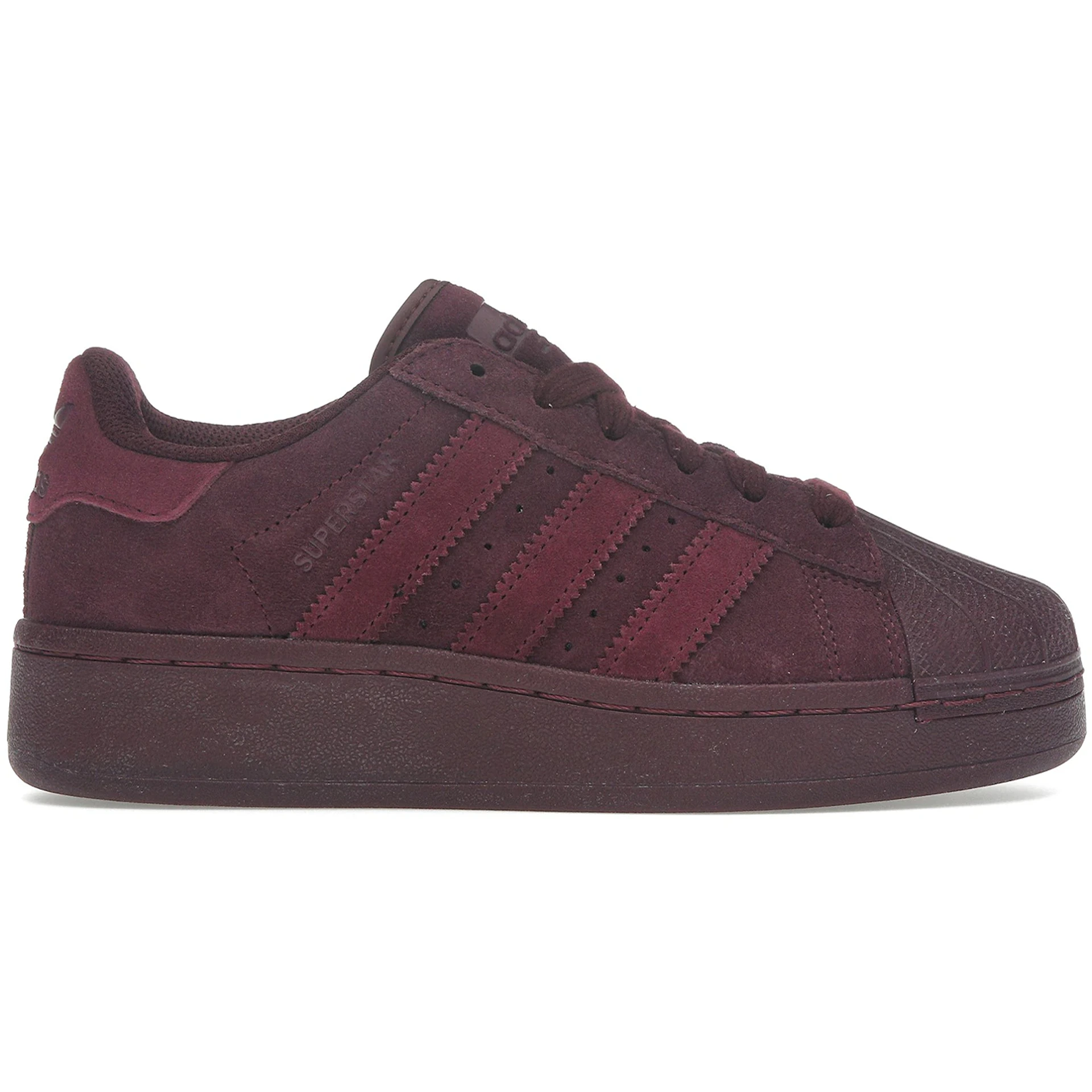 adidas Superstar XLG Maroon (Womens) 1 adidas Superstar XLG Maroon Womens 2