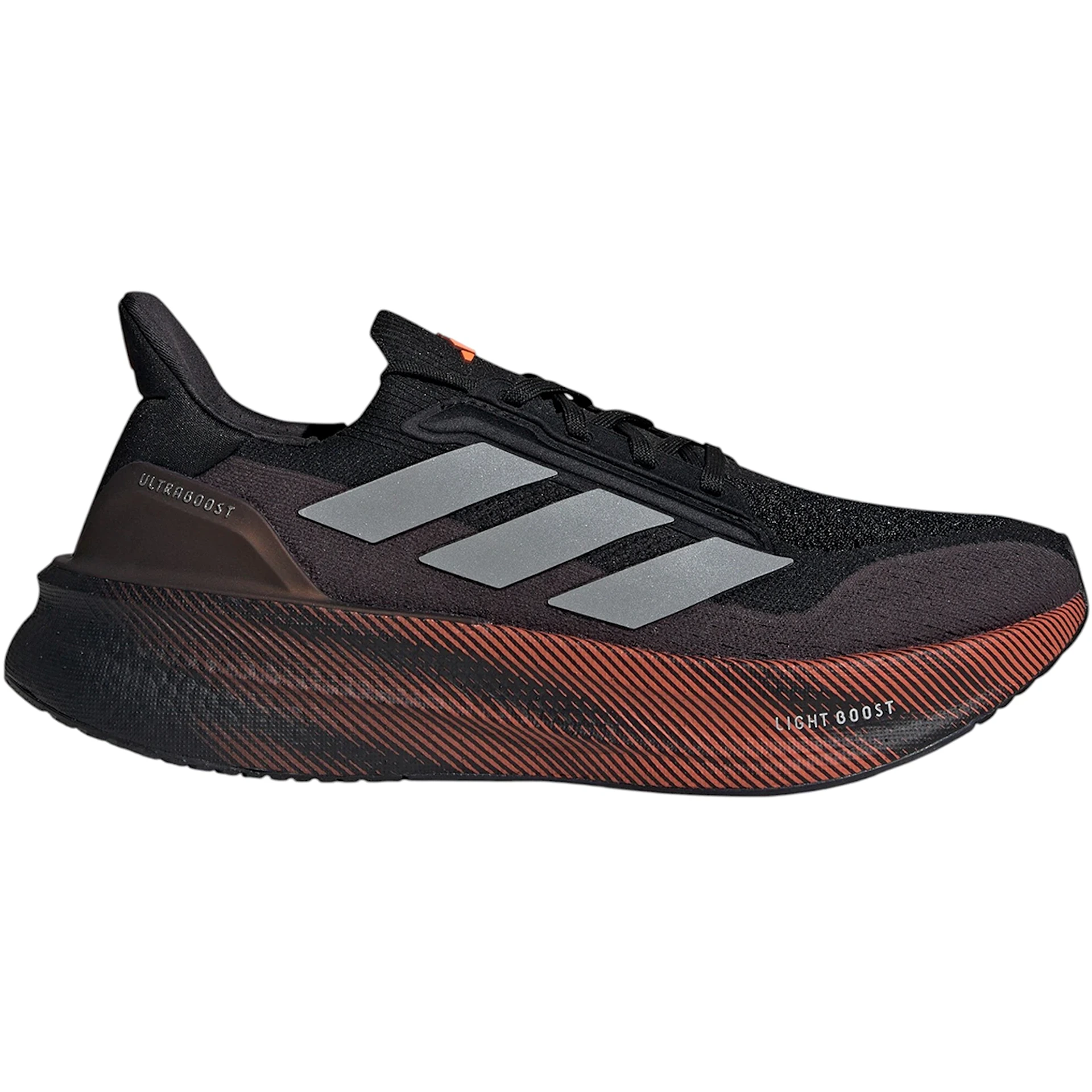 adidas Ultra Boost 5X Black Silver Metallic Lucid Orange 1 adidas Ultra Boost 5X Black Silver Metallic Lucid Orange 2