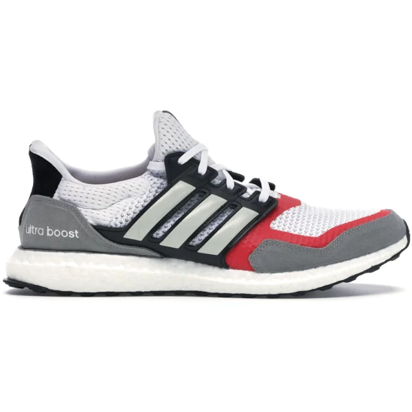 adidas Ultra Boost S&L White Grey Scarlet