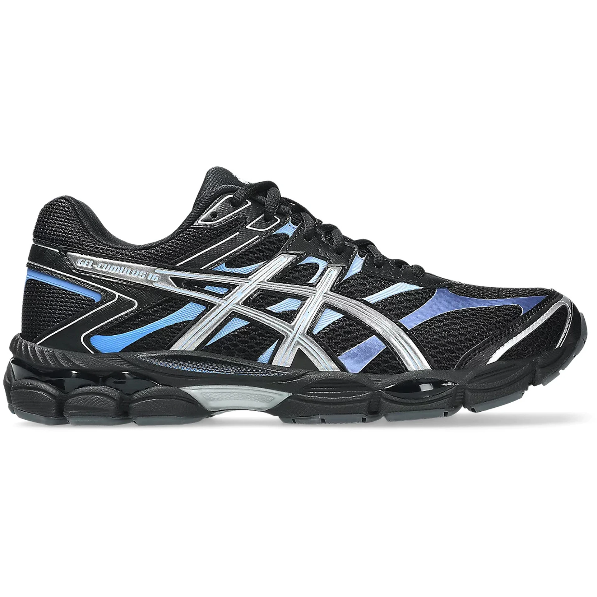 ASICS Gel-Cumulus 16 Black Pure Silver Blue 1 ASICS Gel Cumulus 16 Black Pure Silver Blue 1