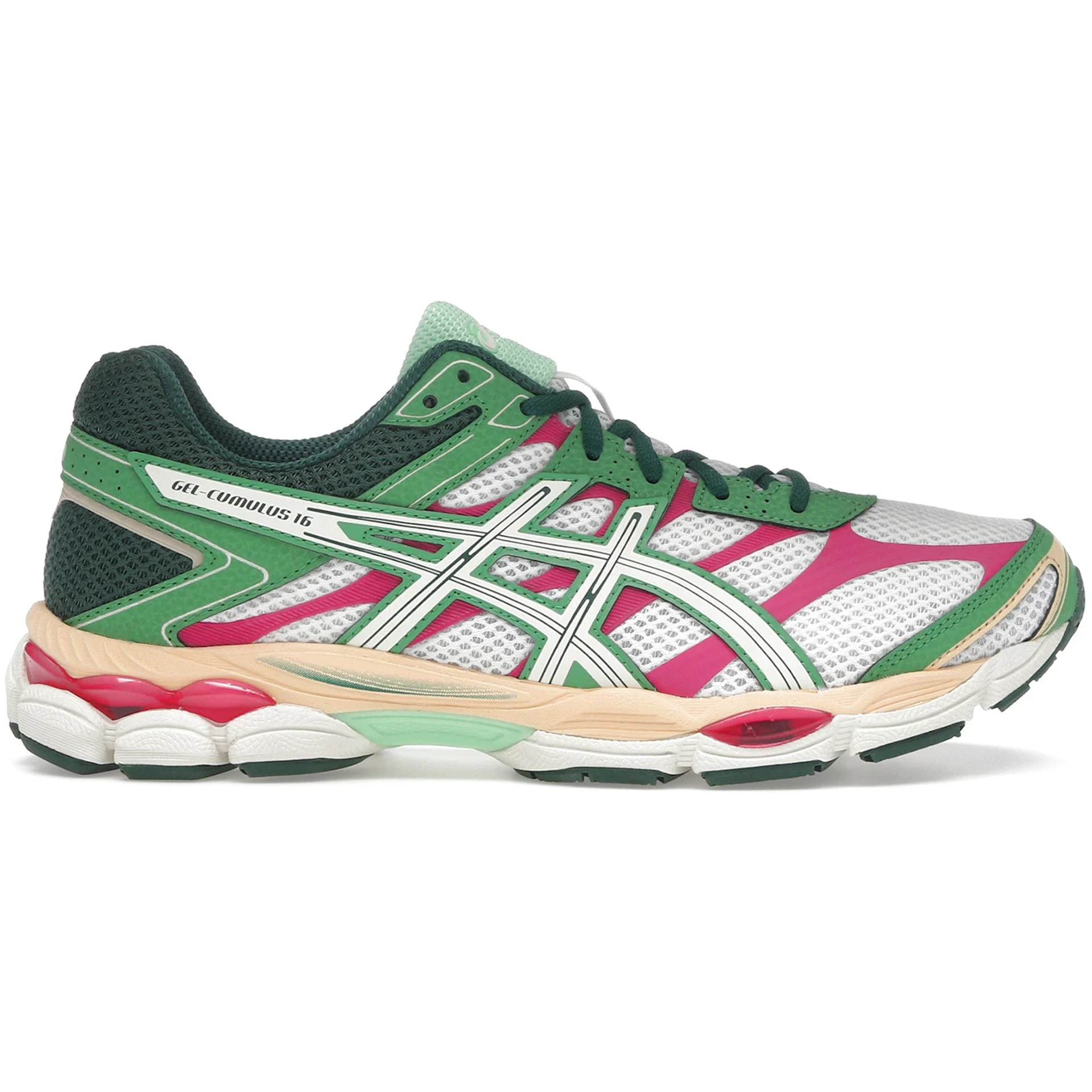 ASICS Gel-Cumulus 16 Green Cream Ivory 2 ASICS Gel Cumulus 16 Green Cream Ivory 1