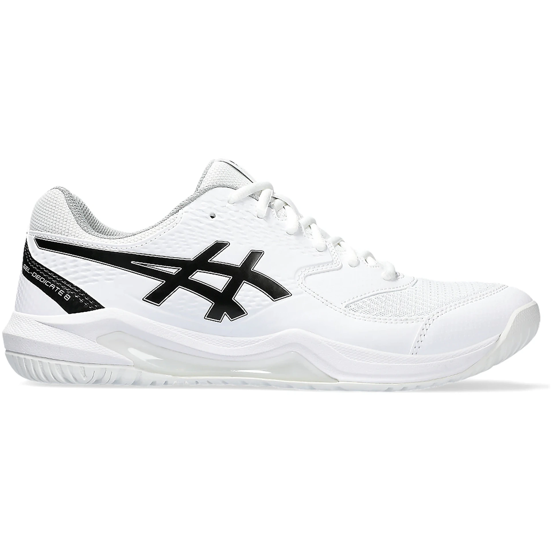 ASICS Gel-Dedicate 8 White Black 1 ASICS Gel Dedicate 8 White Black 1