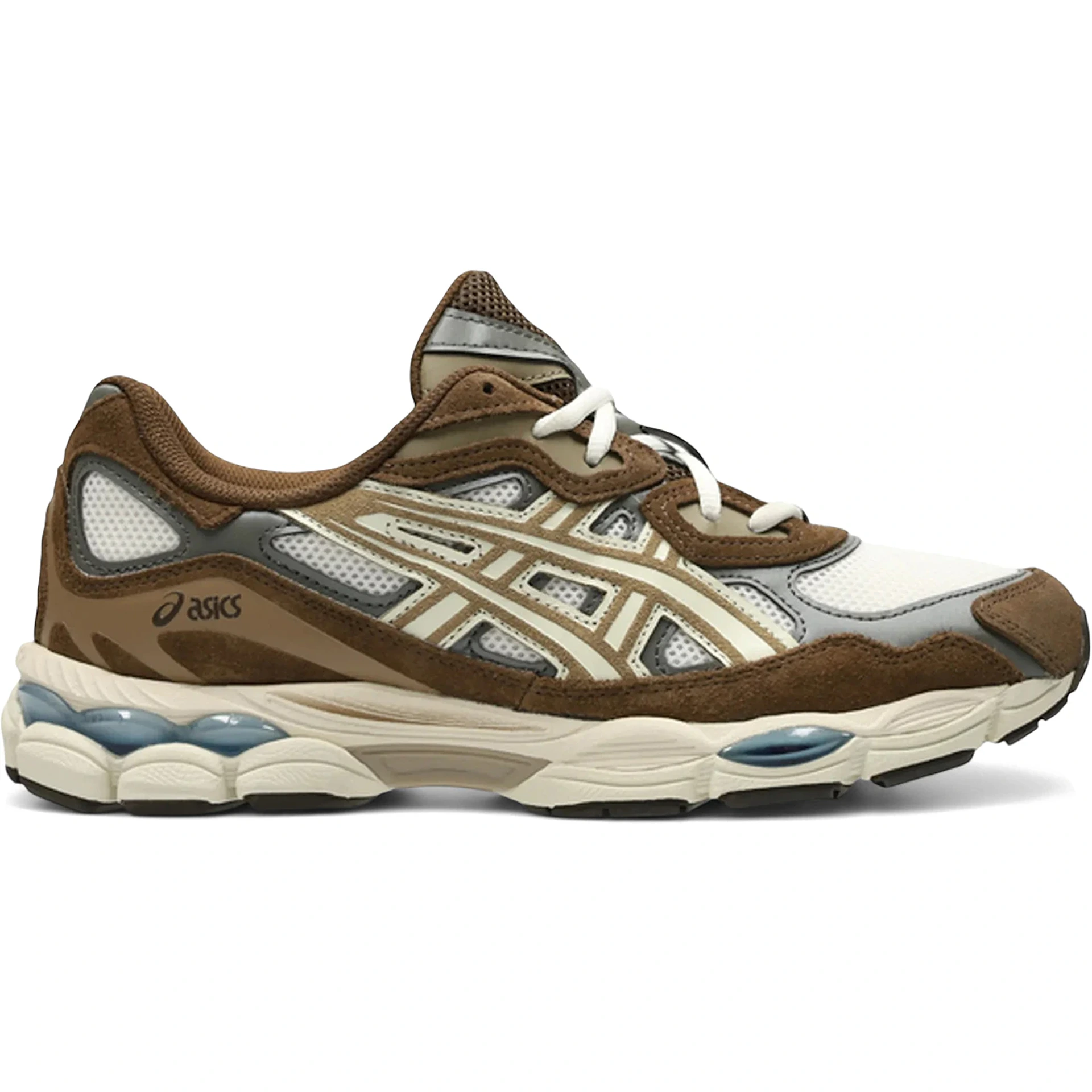 ASICS Gel-NYC Brown White Blue 1 ASICS Gel NYC Brown White Blue