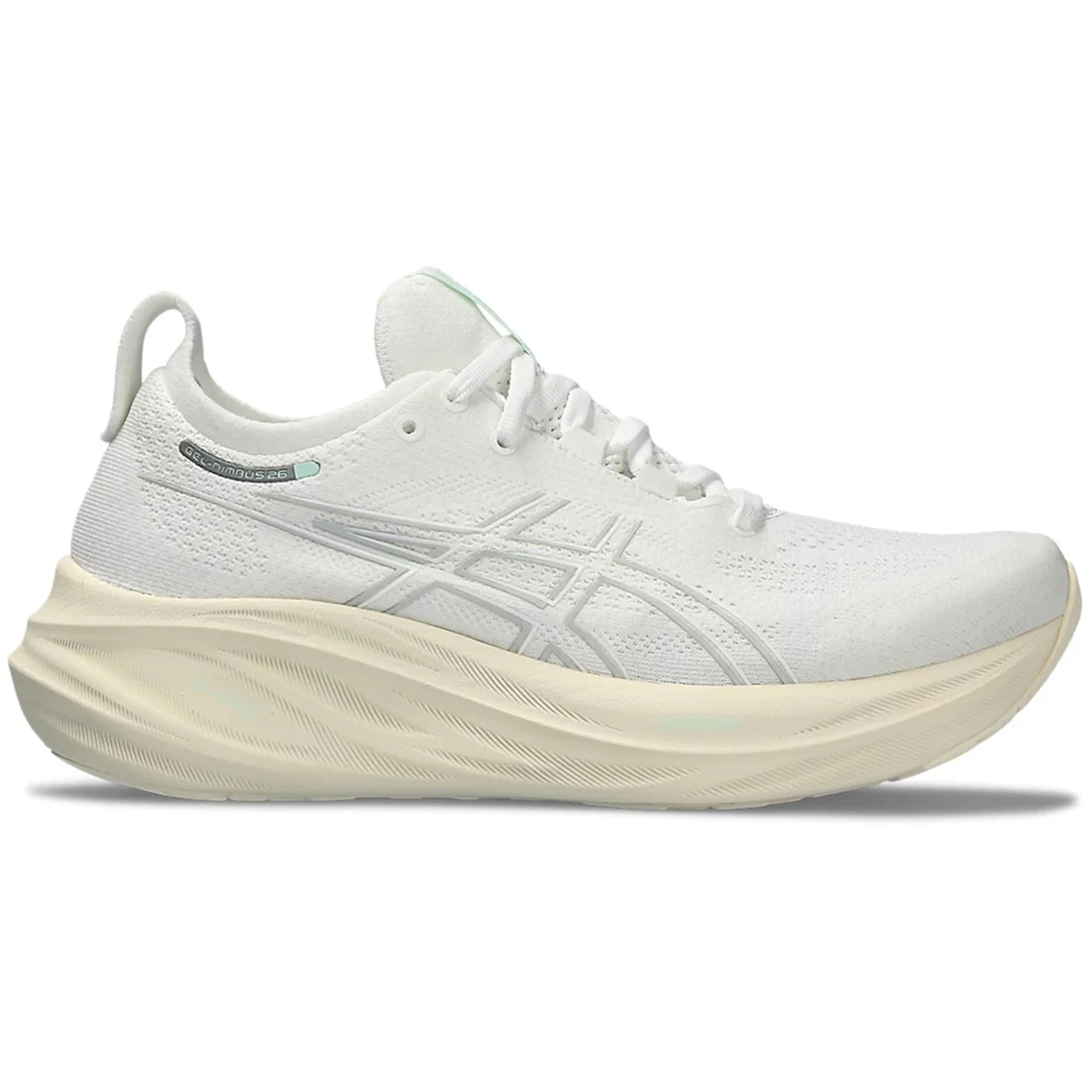 ASICS Gel-Nimbus 26 White (Womens) 2 ASICS Gel Nimbus 26 White Womens