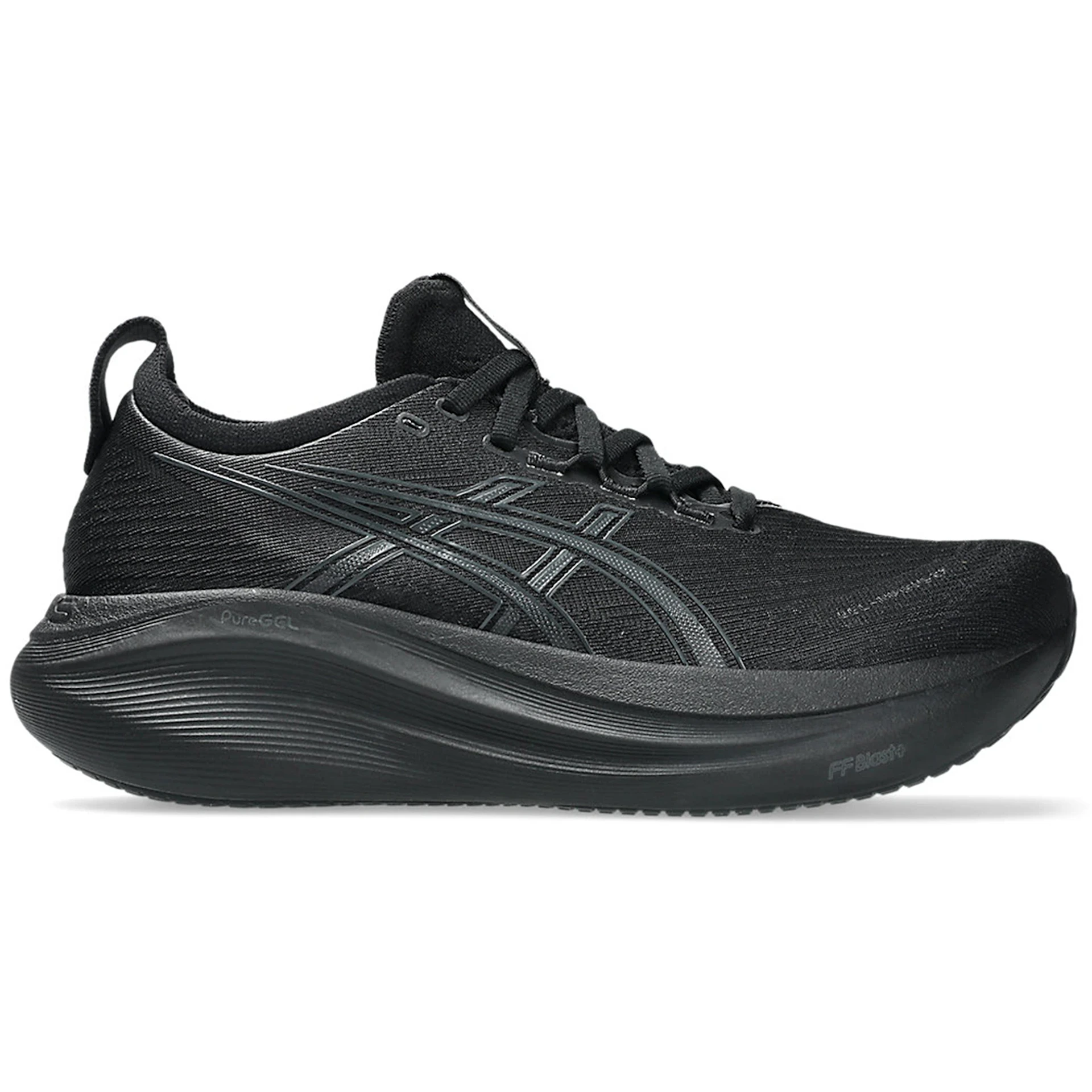 ASICS Gel-Nimbus 27 Black Graphite Grey (Womens) 1 ASICS Gel Nimbus 27 Black Graphite Grey Womens 1